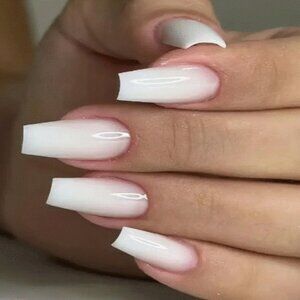 Beautiful press-on or glue-on nails.